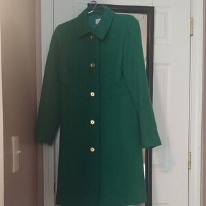J. Crew Classic Green Pea Coat